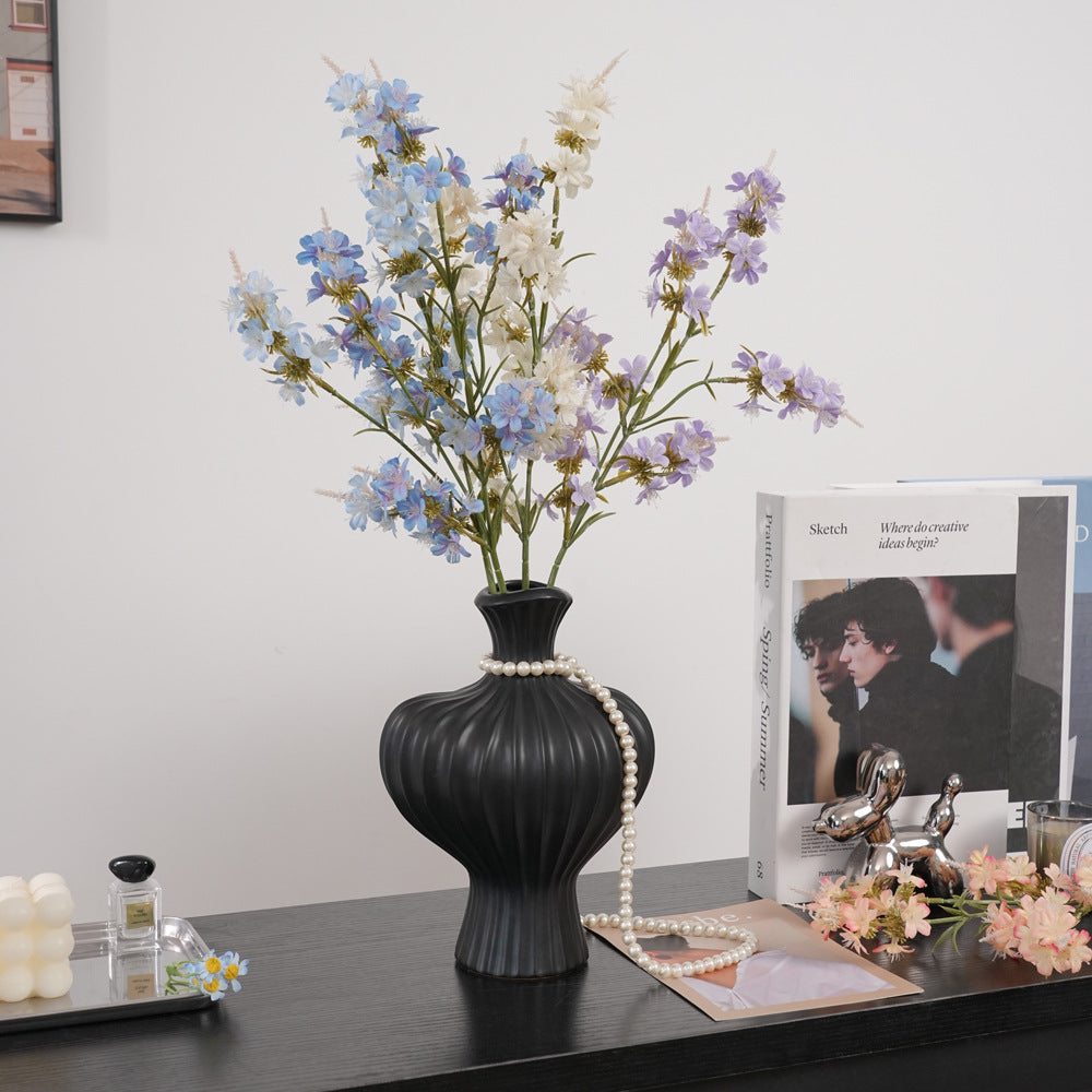 Levensechte Bloem Floral Steel