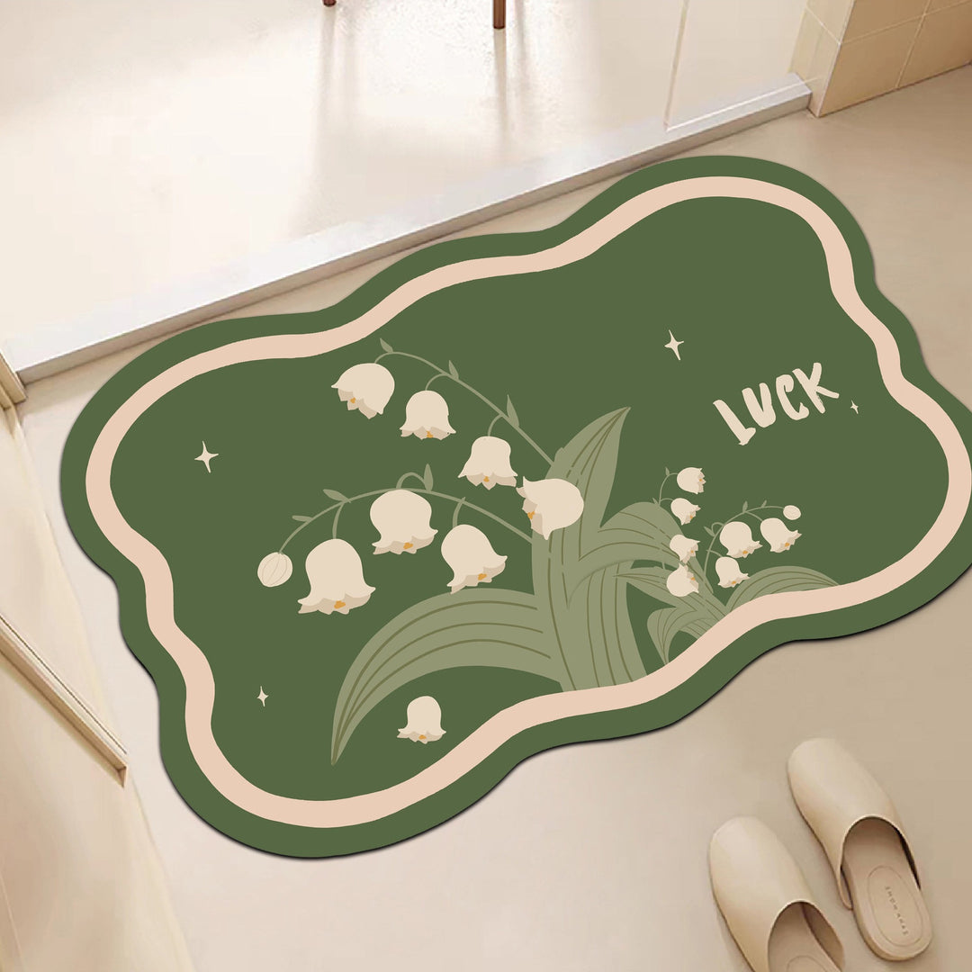 Decoratieve Bloemen Vloerkleed