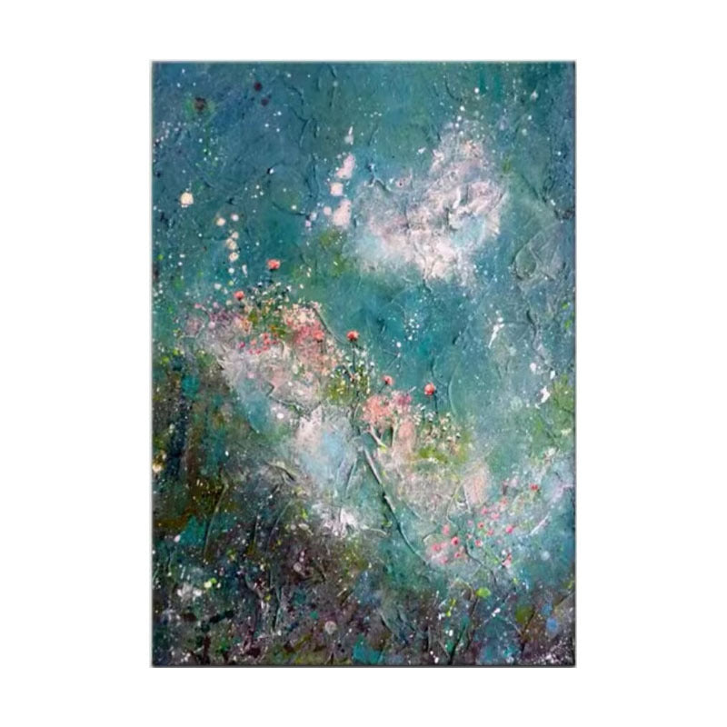 Textured Floral Abstract Canvas Wandkunst