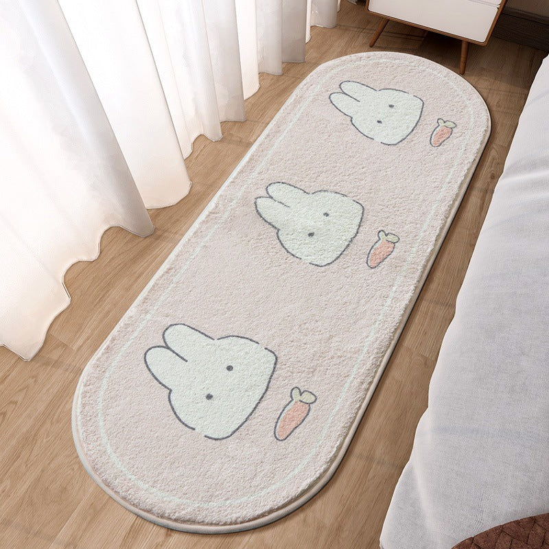 Zachte Pluche Bunny Themed Vloerkleed