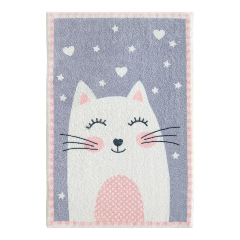 Schattige konijnenthema decoratieve vloerkleed voor thuis