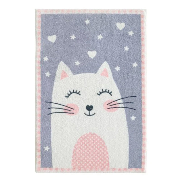Schattige konijnenthema decoratieve vloerkleed voor thuis