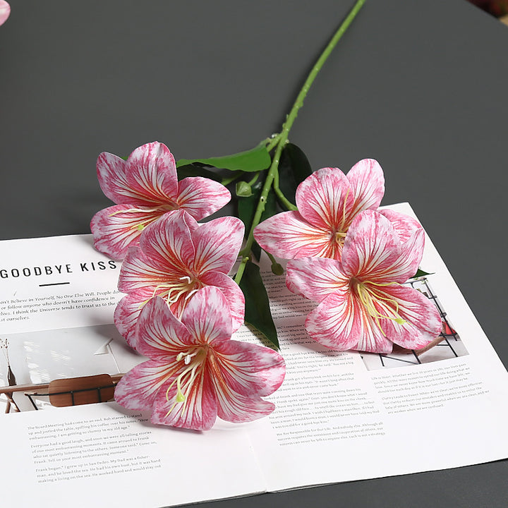 Realistische Zijde Bloem Steel Arrangment
