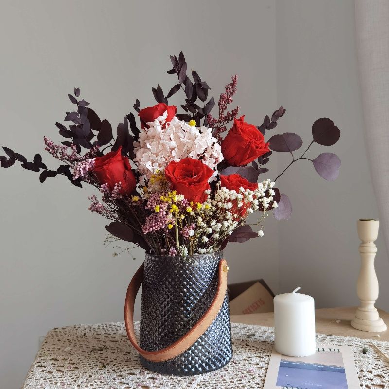 Decoratieve Bloemboeket Display