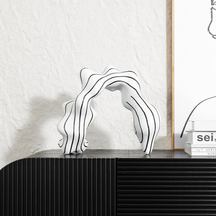 Decoratieve Golfvorm Sculptuur