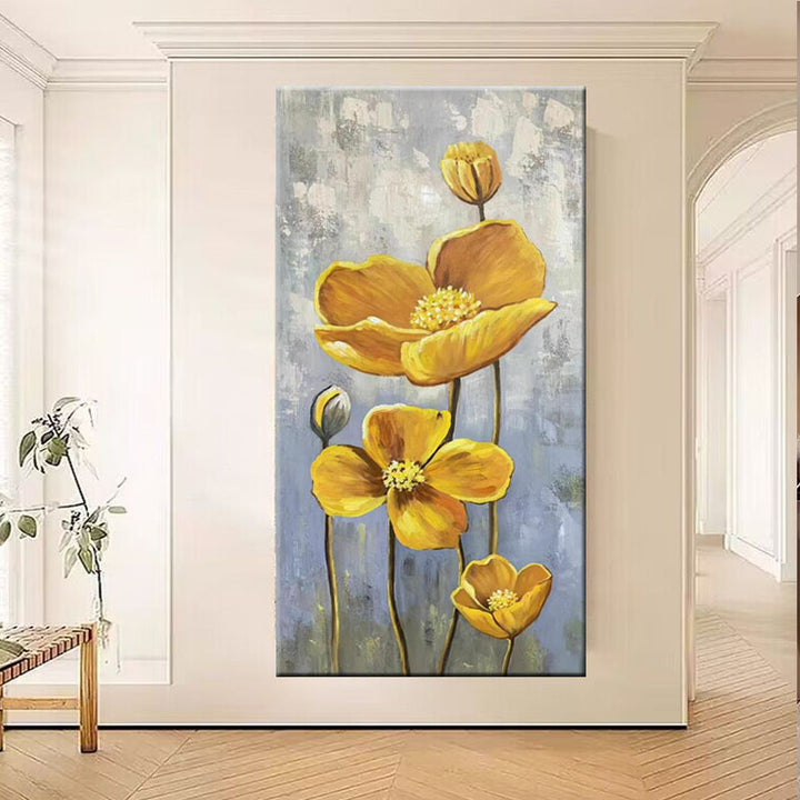 Bloemen Canvas Wanddecoratie