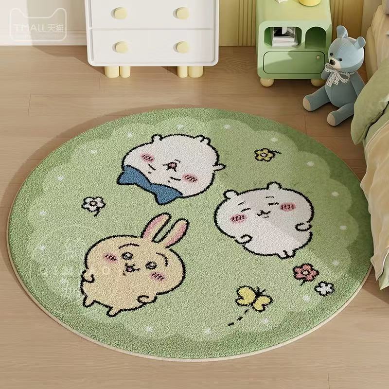 Cartoon-Themed Pluche Vloerkleed voor Hu décor