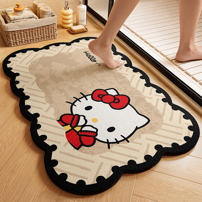 Decoratieve Kat-Vormige Badmat