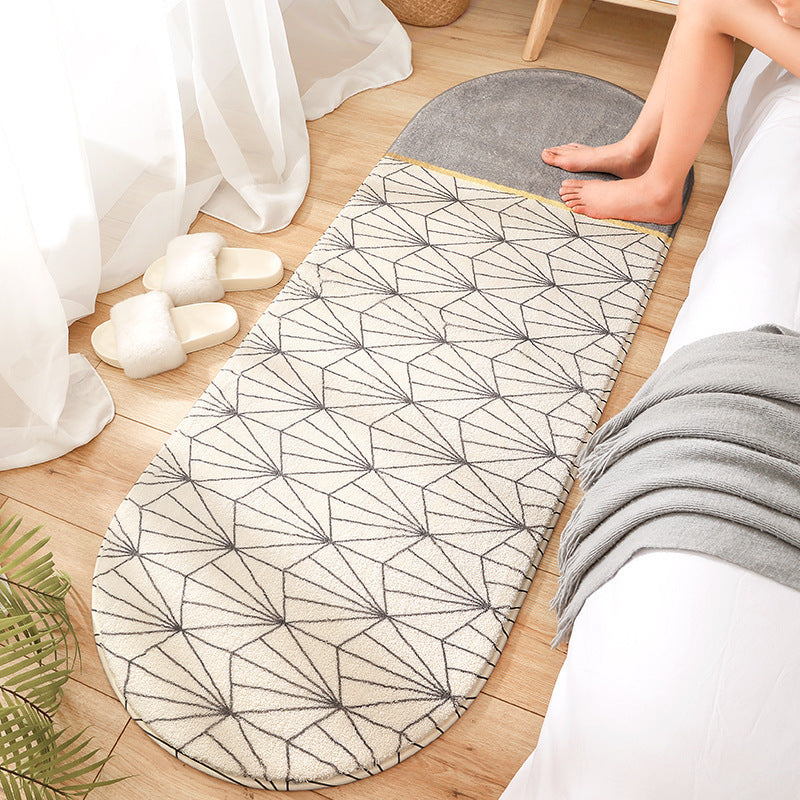 Zachte Pluche Decoratieve Loper Mat