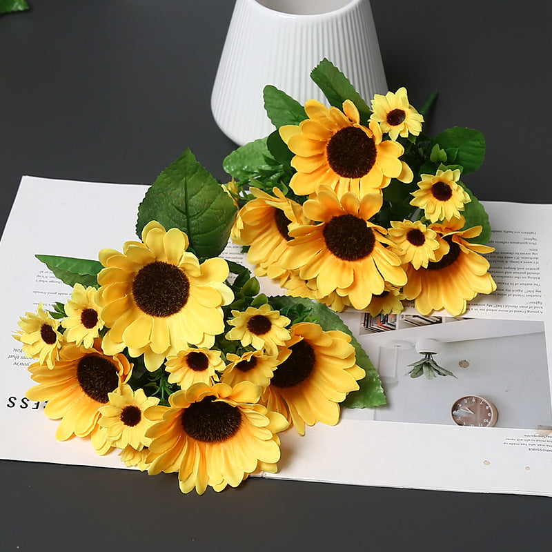 Decoratieve Zonnebloemboeket voor Huisdecoratie Display
