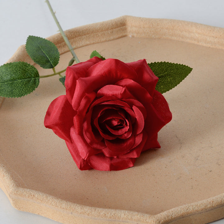 Elegante Zijde Rozen Haarsieraad