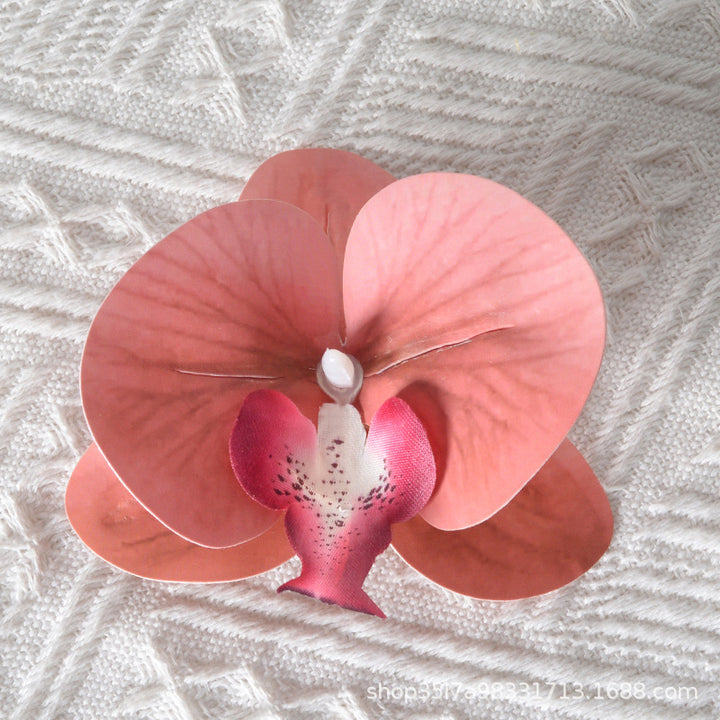Elegante Zijde Orchidee Haaraccessoire