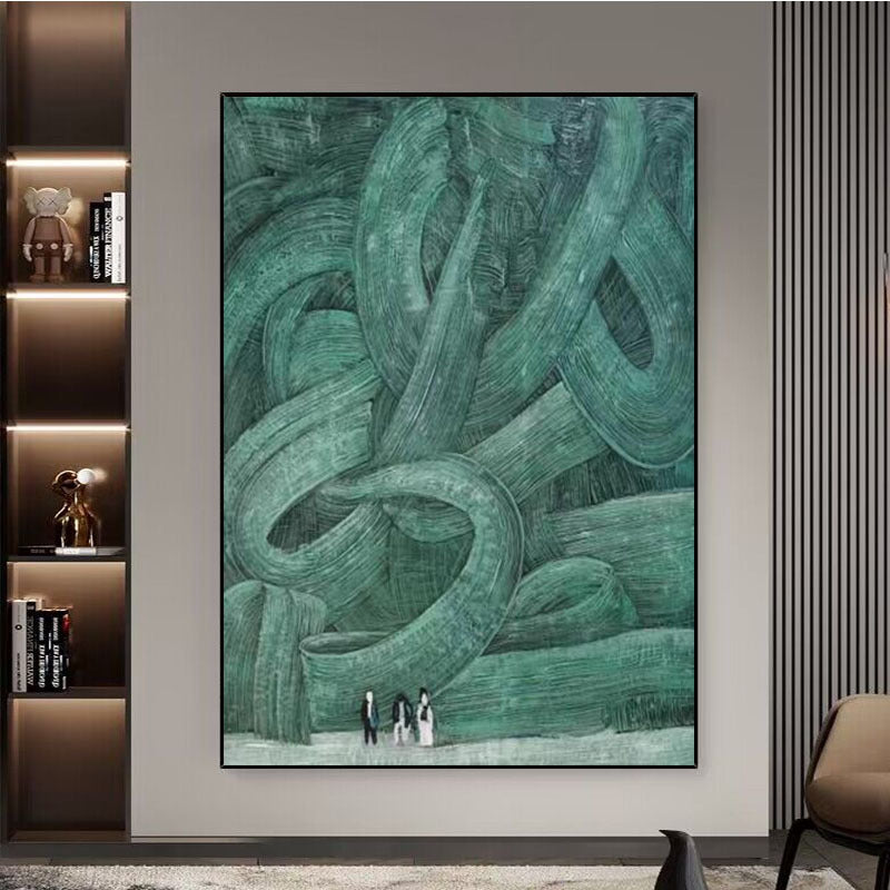 Abstract Oversized Canvas Wanddecoratie