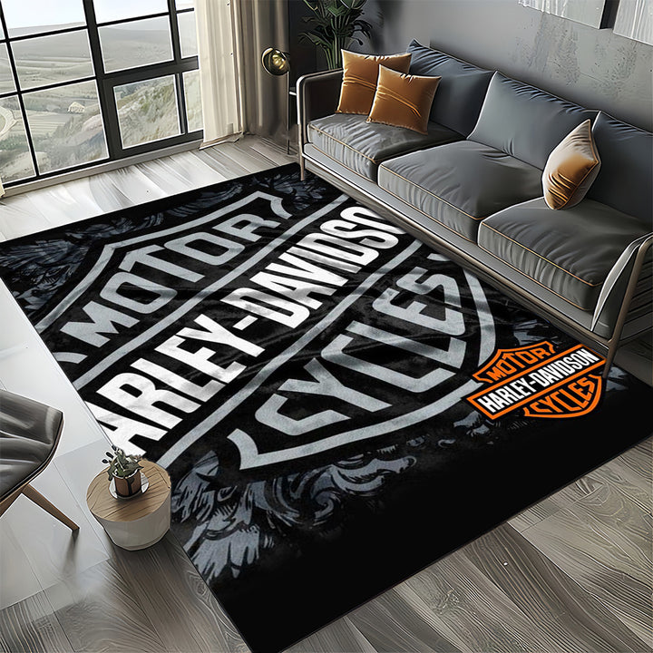 Harley Davidson Logo Vloerkleed