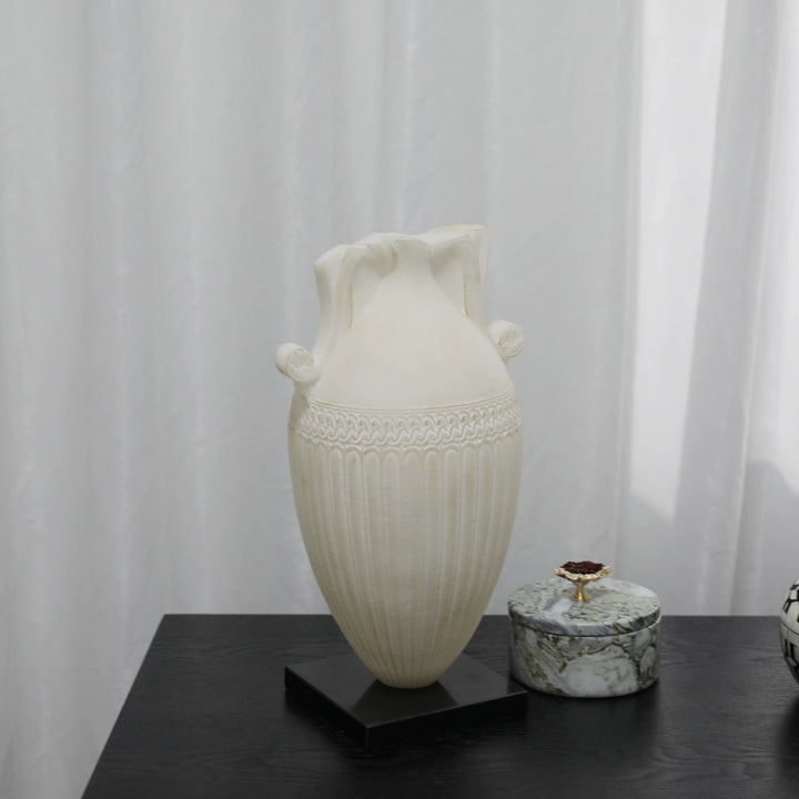 Elegante Marmeren Decoratieve Vaas