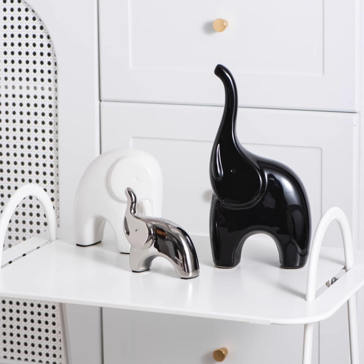 Decoratieve Metalen Olifanten Beeldjes voor Huisdecoratie