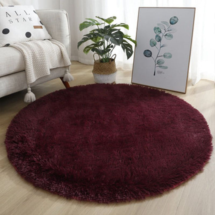 Pluche Ronde Vloerkleed