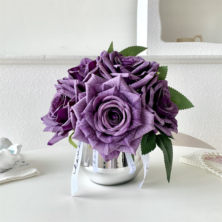 Luxe Zijde Rozen Boeket