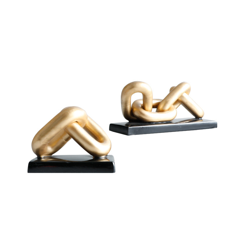 Abstract Decoratieve Ketting Sculptuur