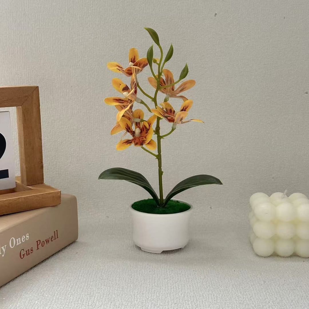 Realistische Orchidee Decoratieve Plant