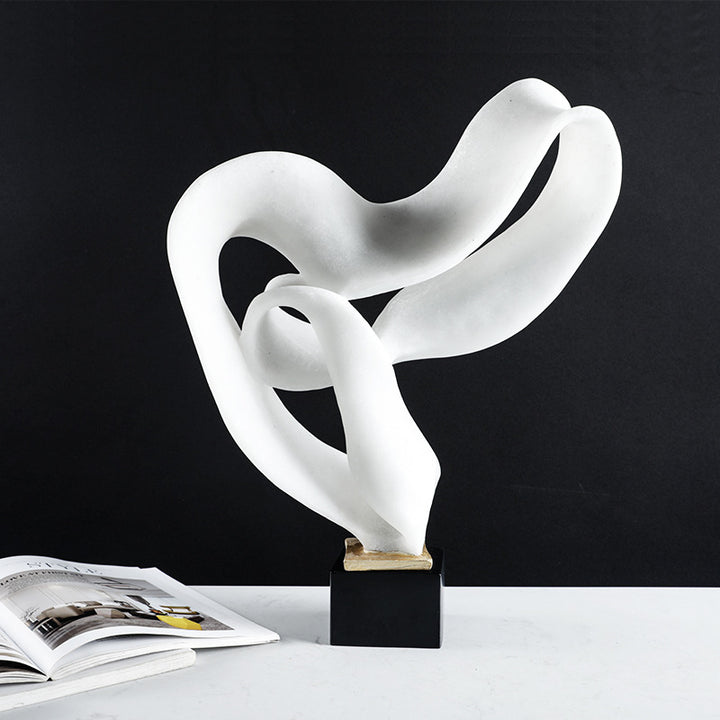 Artistiek Abstract Stromend Beeldhouwwerk