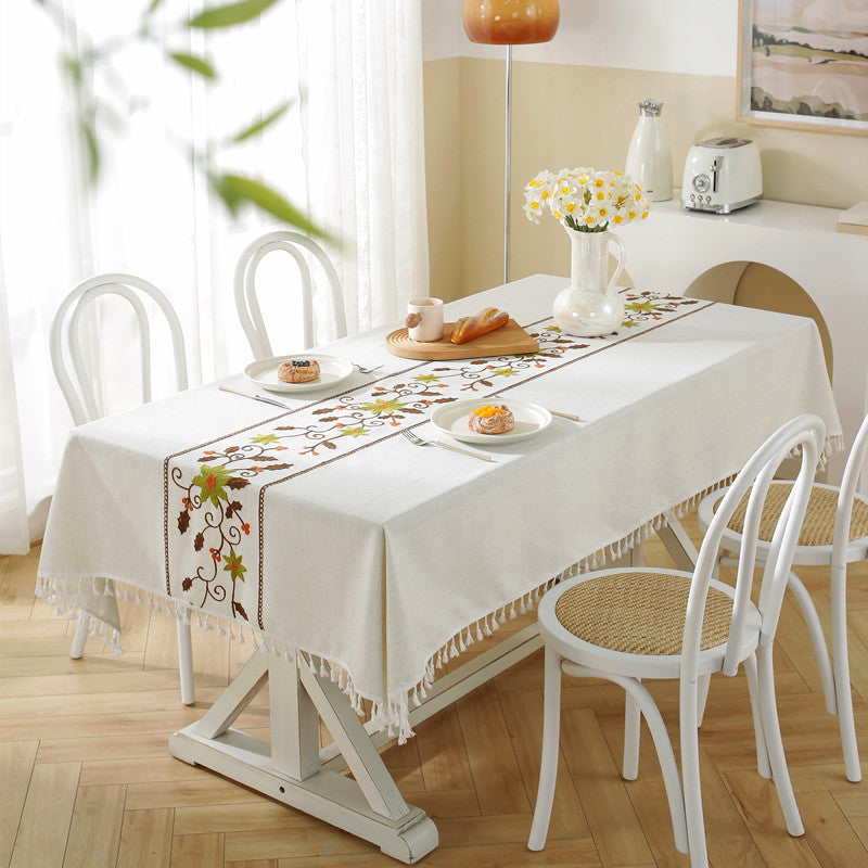 Elegante Geometrische Fringe Tafellaken