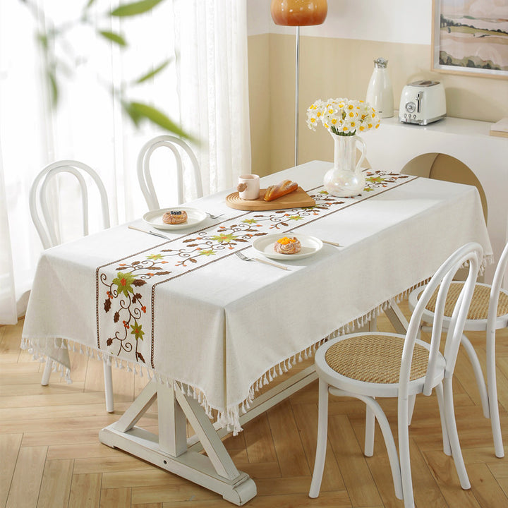 Elegante Geometrische Fringe Tafellaken