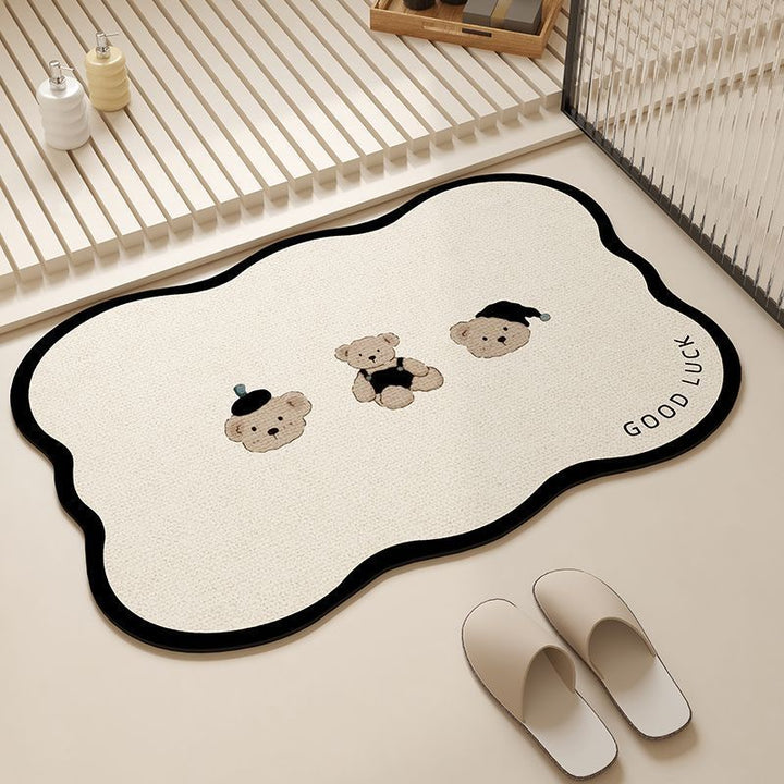 Schattige Cartoon Beer Badmat