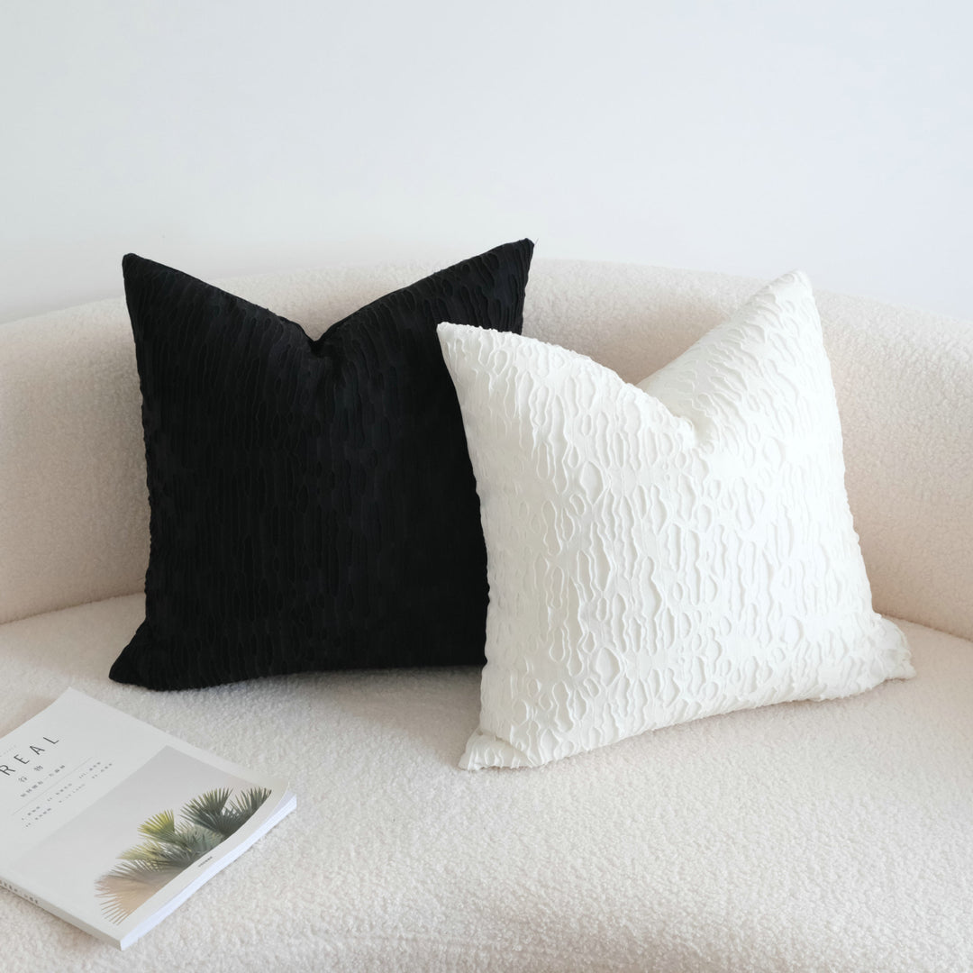 Textured Decoratieve Throw Kussen