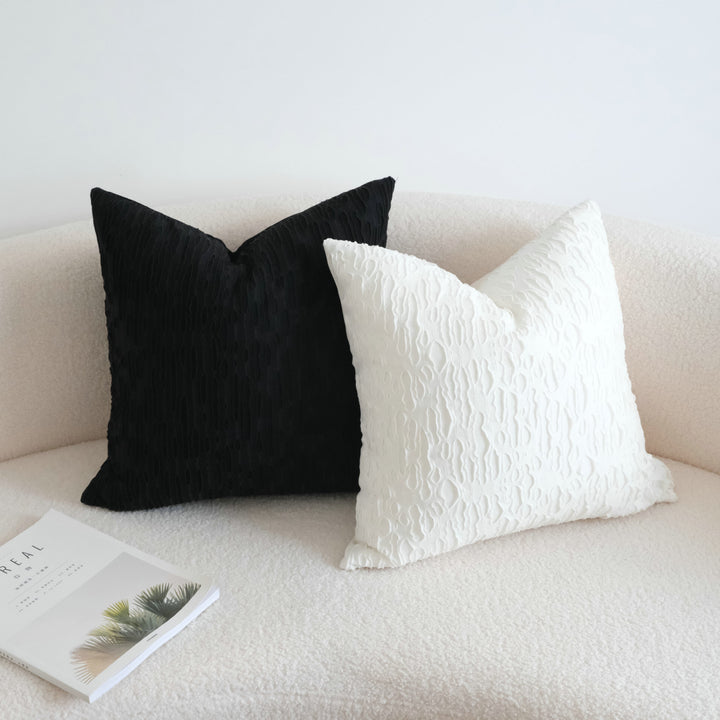 Textured Decoratieve Throw Kussen