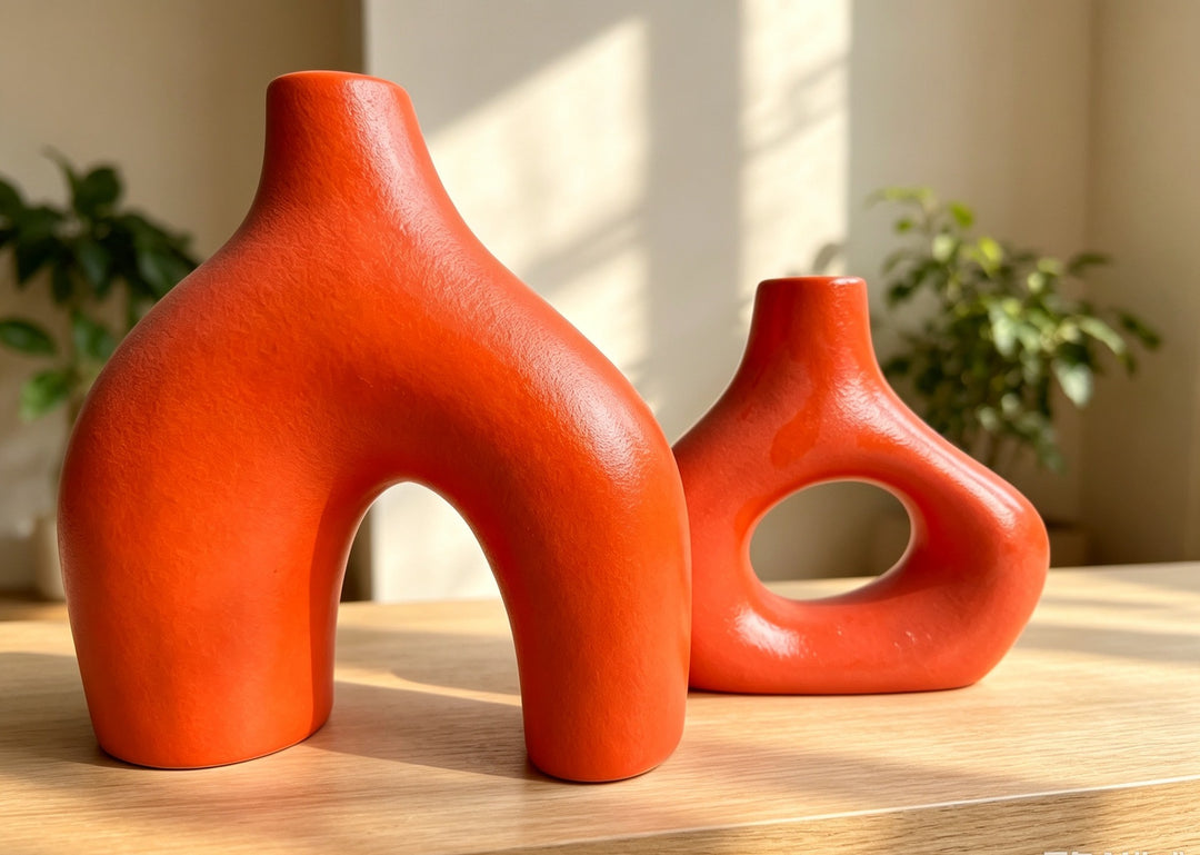Abstract Sculptural Ceramic Vaas
