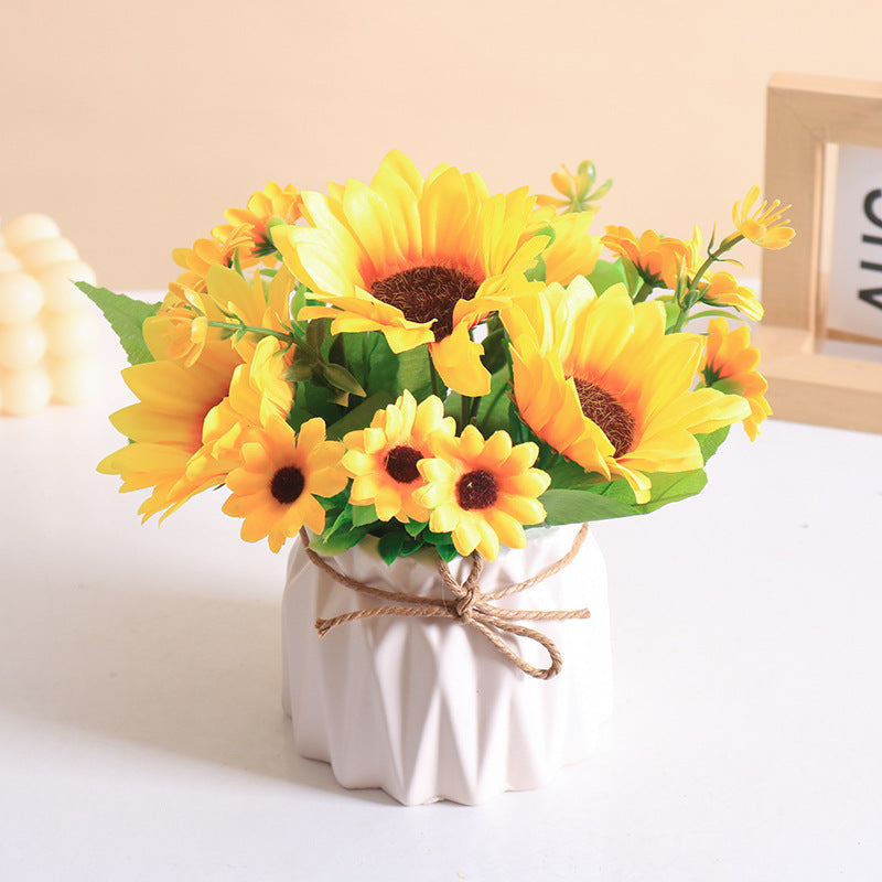 Home Decor Kunstmatige Zonnebloem Arrangement