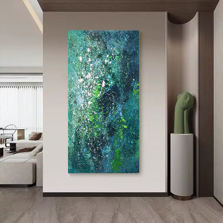 Abstract Spetter Canvas Kunstwerk