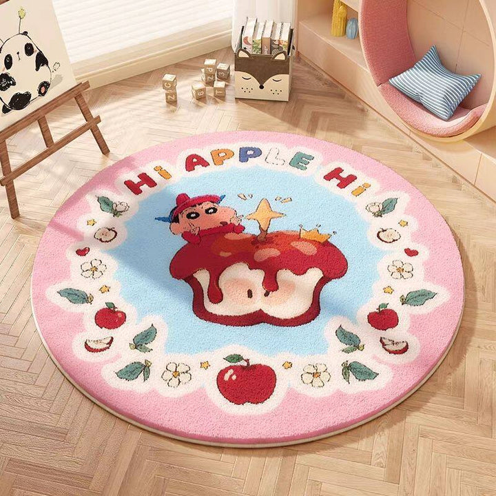 Leuke Cartoonfiguur Ronde Vloerkleed