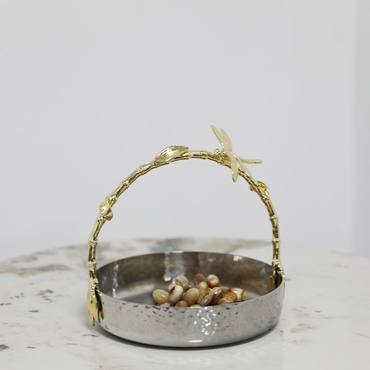 Decoratieve Serveerschaal met Elegante Handgreep