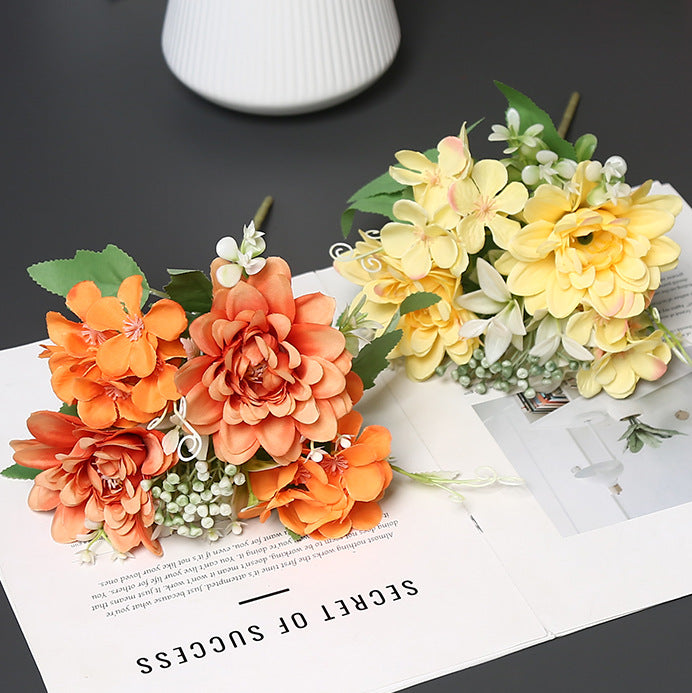 Elegante Synthetische Bloemenboeket voor Huishouddecoratie