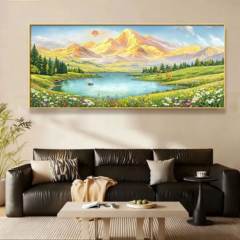 Scenisch Berglandschap Wandkunst