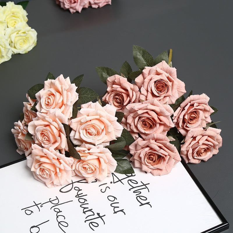 Premium Faux Bloemen Rozen Boeket