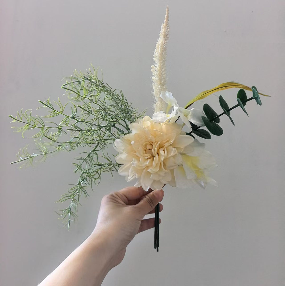 Levensechte Succulente Bloemboeket