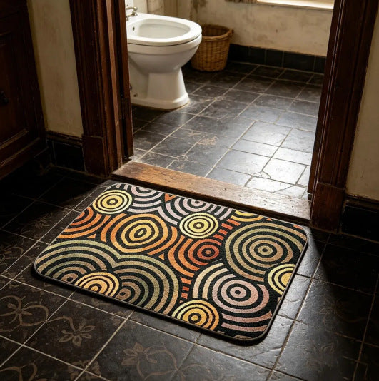 Geometric Pattern Zachte Badmat