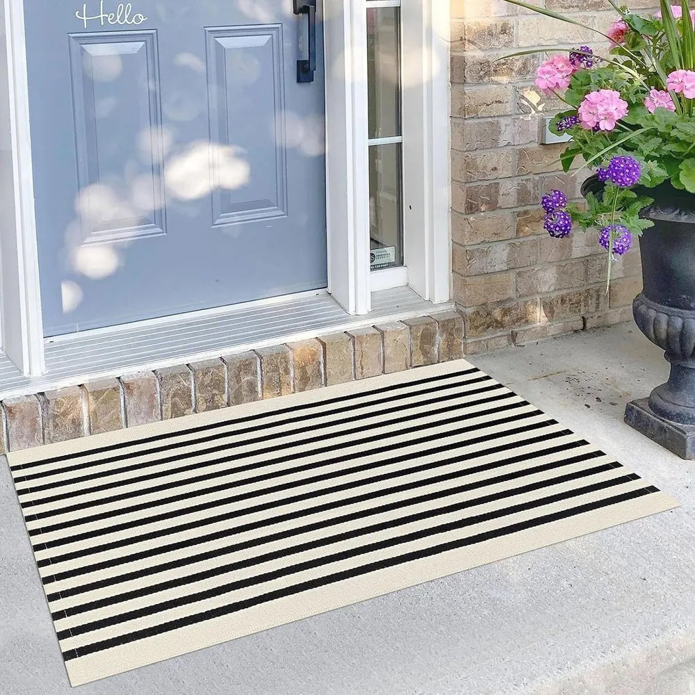 Decoratieve Gestreepte Inloopmat
