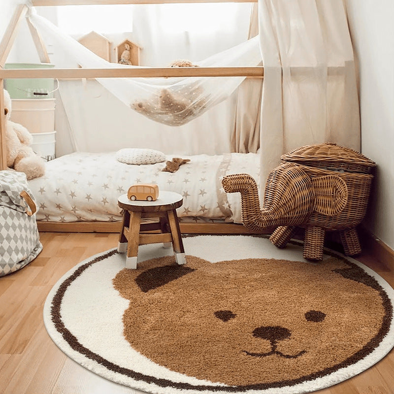 Leuke Cartoonfiguur Ronde Vloerkleed