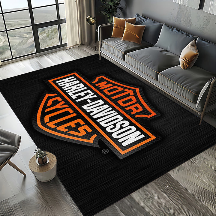 Harley Davidson Logo Vloerkleed