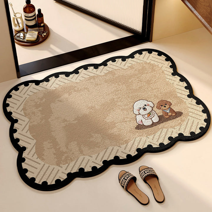 Decoratieve Kat-Vormige Badmat