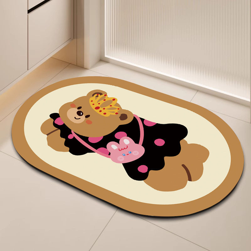 Pluche Cartoon-Thema Vloerkleed