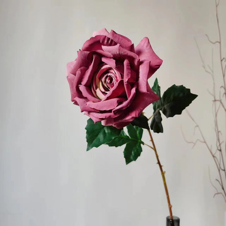 Realistische Levensgrote Kunstmatige Roos Stam