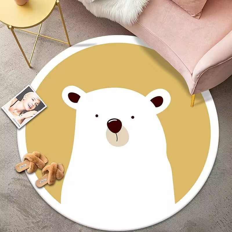 Educatieve Dieren-Thema Ronde Vloerkleed