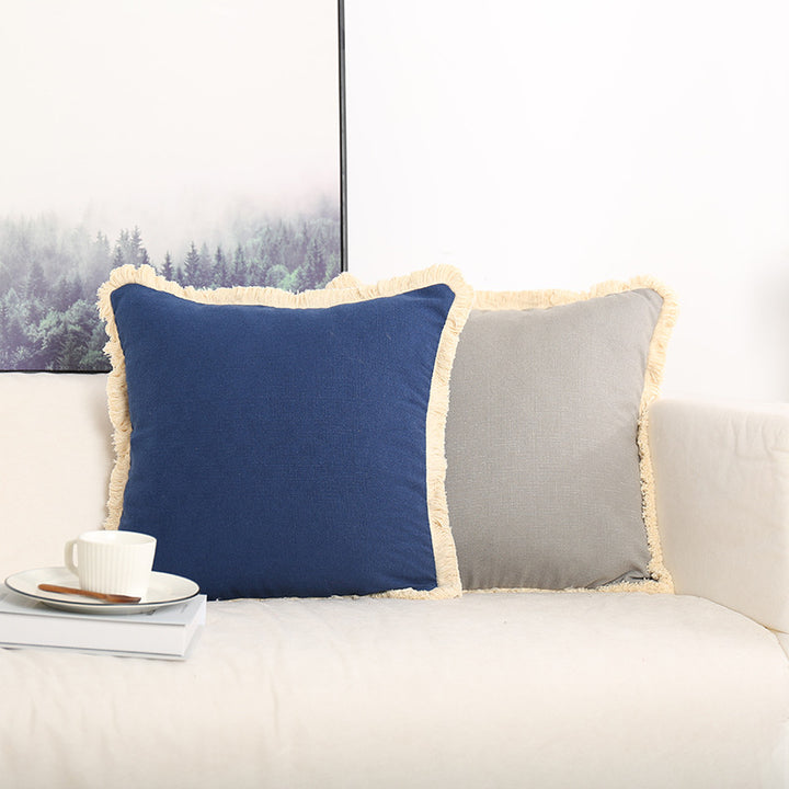 Decoratieve Franjes Accent Kussen