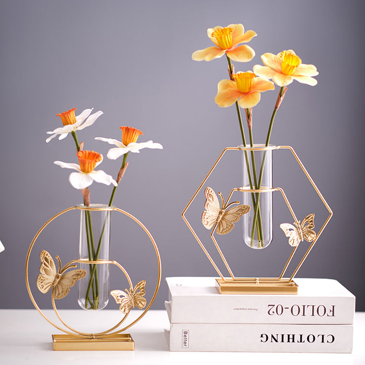 Decoratieve Vlinder Glas Proefbuis Vaashouder