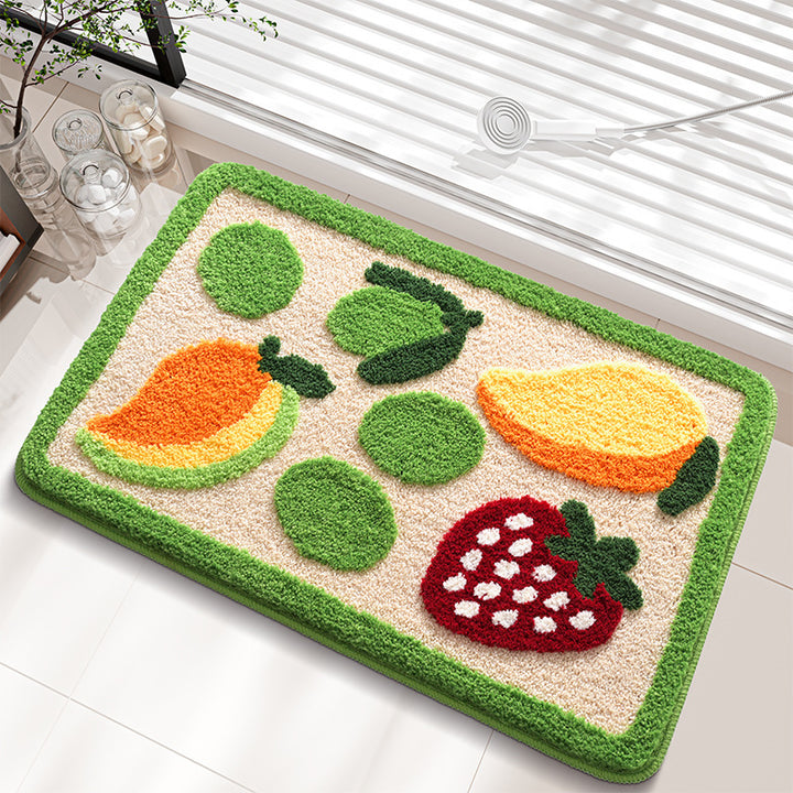 Speelse Fruit-Thema Badmat